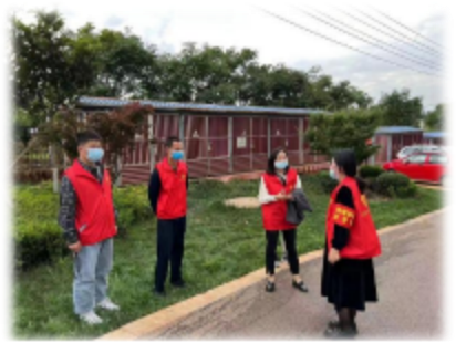 经济与管理学院第二党支部组织学生参与校园防疫工作