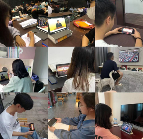 经济与管理学院学生第二党支部观看香港回归25周年视频